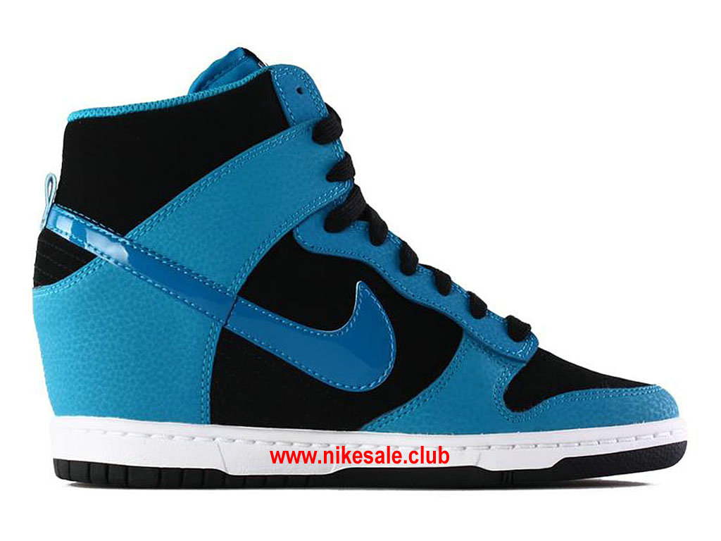 Chaussures Nike Dunk Sky Hi Femme Prix Nike Sale Pas Cher Bleu/Noir644877009 Les Nike