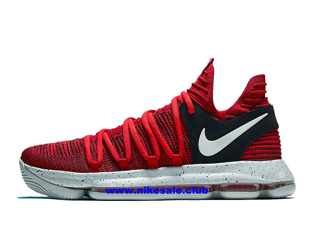 Chaussures Nike KD 10 Homme Pas Cher Prix Rouge/Noir/Blanc 8978166001706241034 Les Nike