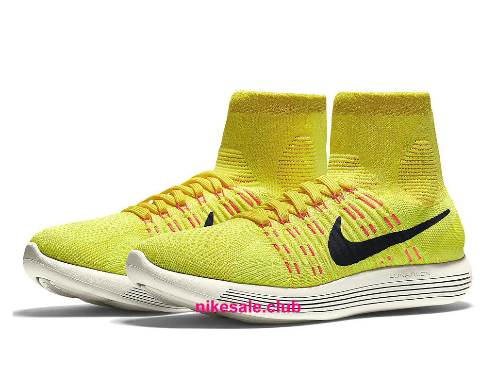 nike flyknit lunar 4 homme jaune